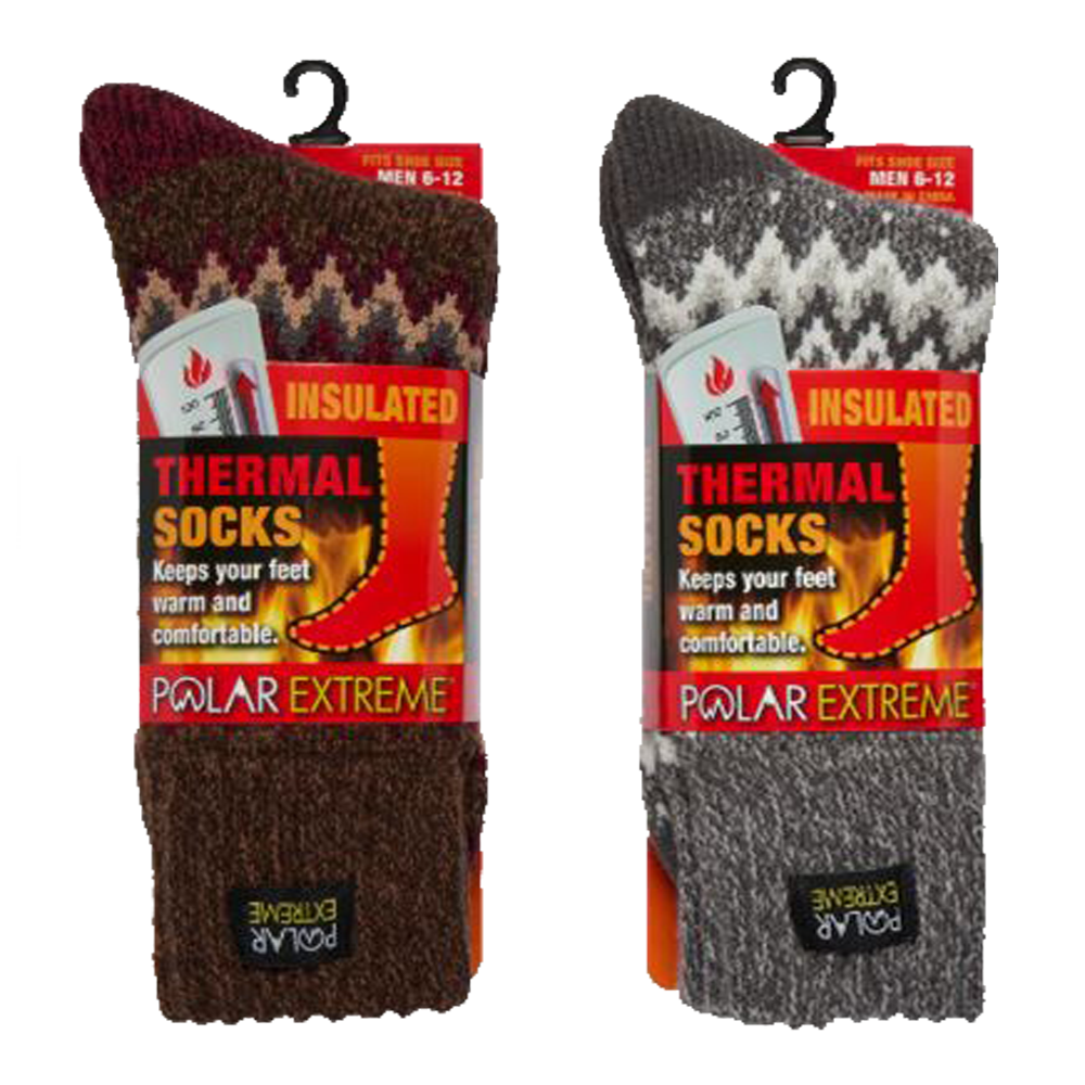 Socks-Men's Polar Extreme Heat Sock, Snow