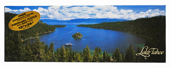 Souvenir Puzzle Scenic Panoramic Emerald Bay, Lake Tahoe Photo 500 Piece Jigsaw Puzzle