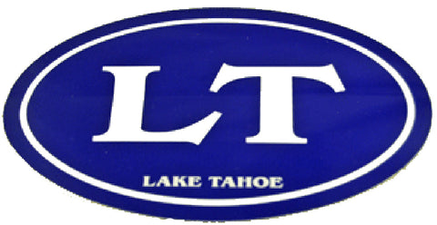 Souvenir Bumper Sticker Lake Tahoe Classic Euro Style