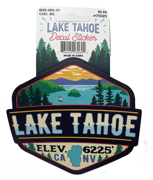 Souvenir Sticker Merit Badge Lake Tahoe