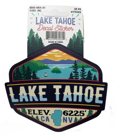 Souvenir Sticker Merit Badge Lake Tahoe