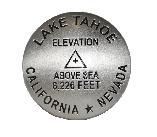 Souvenir Magnet Benchmark Lake Tahoe Magnet