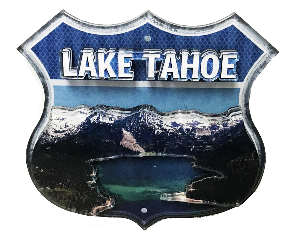 Lake Tahoe California Design B Souvenir 2x3-Inch Fridge Magnet 4-Pack...