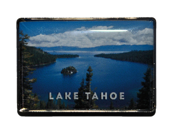 Souvenir Pin Scenic Emerald Bay Photo Lake Tahoe