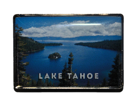 Souvenir Pin Scenic Emerald Bay Photo Lake Tahoe