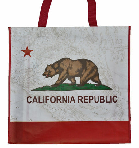 Souvenir Tote Bag California Republic Recycled Reusable