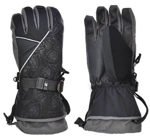 Winter Gloves-Snowboard Ladies Bec-Tec Printed Snowboard Glove