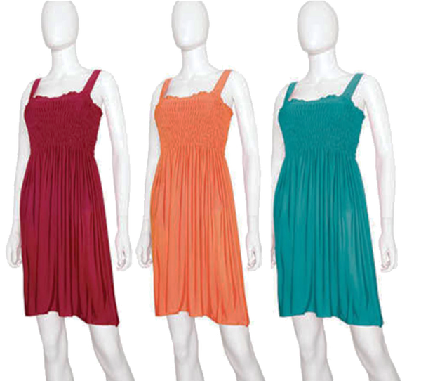 Swimwear Ladies Cover-up Retro Solid Tube Top Cover-up & Dress