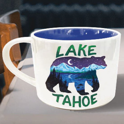 Souvenir Mug Painted Bear, Lake Tahoe