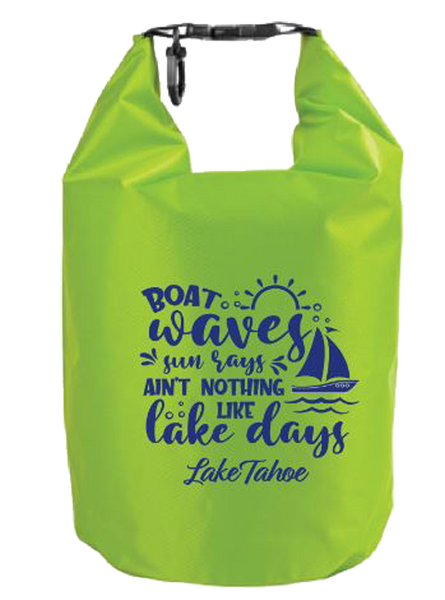 Beach and Boat Gear Beach Tote That Floats- Waterproof, Lake Tahoe