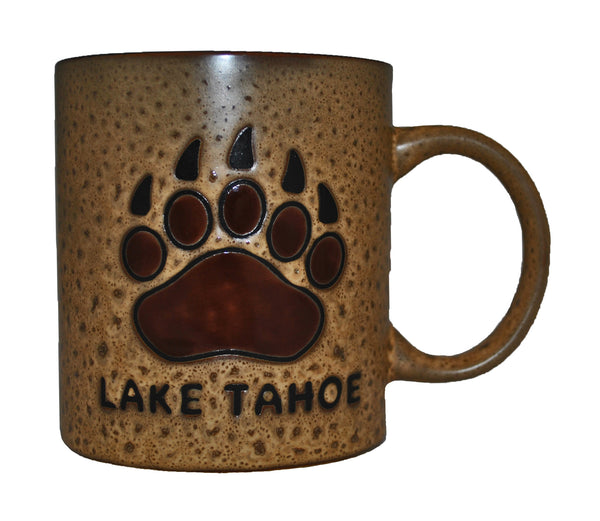 Souvenir Mug Rustic Stone Bear Claw Lake Tahoe Mug
