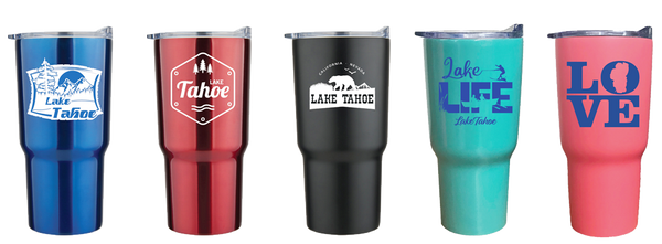 Beach and Boat Gear Fun & Funky Drink Coolers w/Lake Tahoe