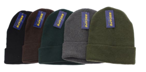 Winter-Hats Men's Super Stretch Solid Knit Cuff Hat