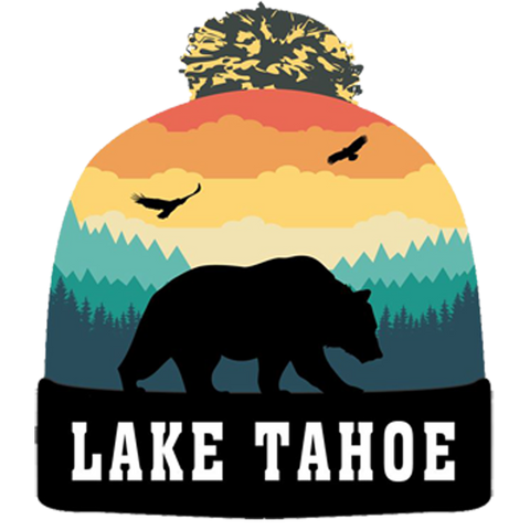 Winter-Hats Adult Pom,Bear, Bear 2, Boarder, Emerald Bay, Flower, Groovy, Mountain, Mountain 2, Star, Tree, Wave, Lake Tahoe