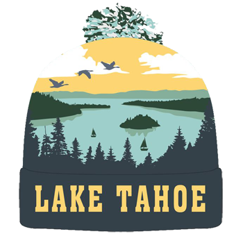 Winter-Hats Adult Pom,Bear, Bear 2, Boarder, Emerald Bay, Flower, Groovy, Mountain, Mountain 2, Star, Tree, Wave, Lake Tahoe