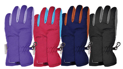 Winter Gloves-Ski Kids Taslon Velcro Glove, Ages 2-4