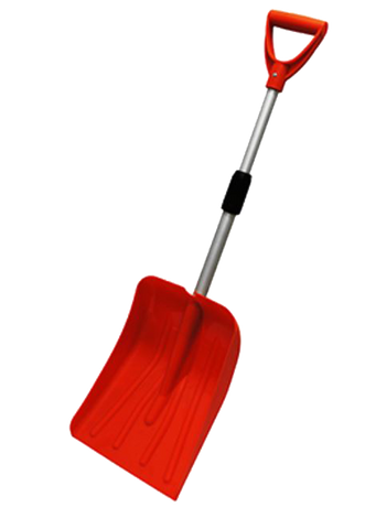 Winter-Snow Removal Car-Trunk Shovel Collapsable with Adjustable Handle