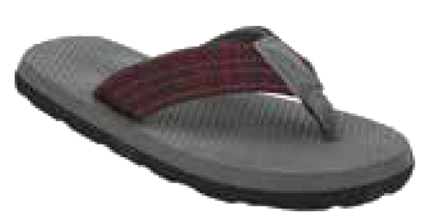 Sandals Boys Flip Flop Textile Sandal, Green, Red