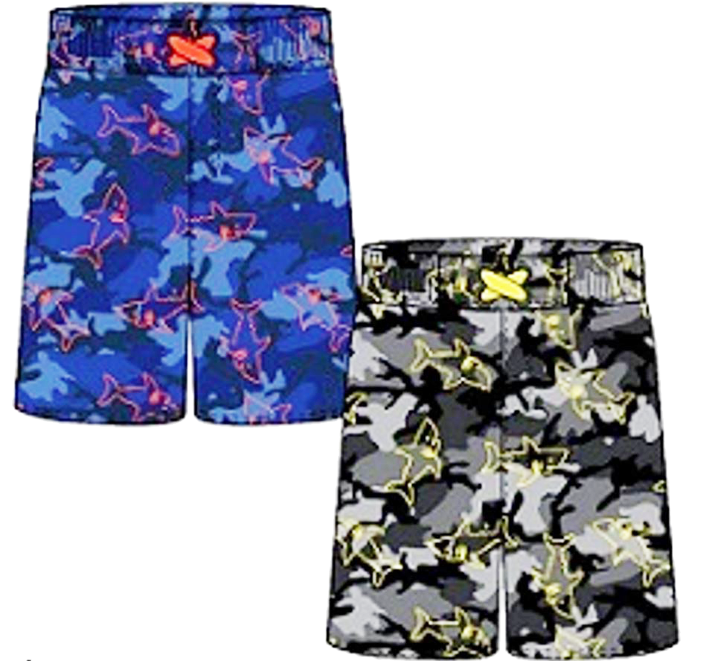 Swimwear Boys Sz 2 4 Neon Shark Swim Trunks Size 2 4