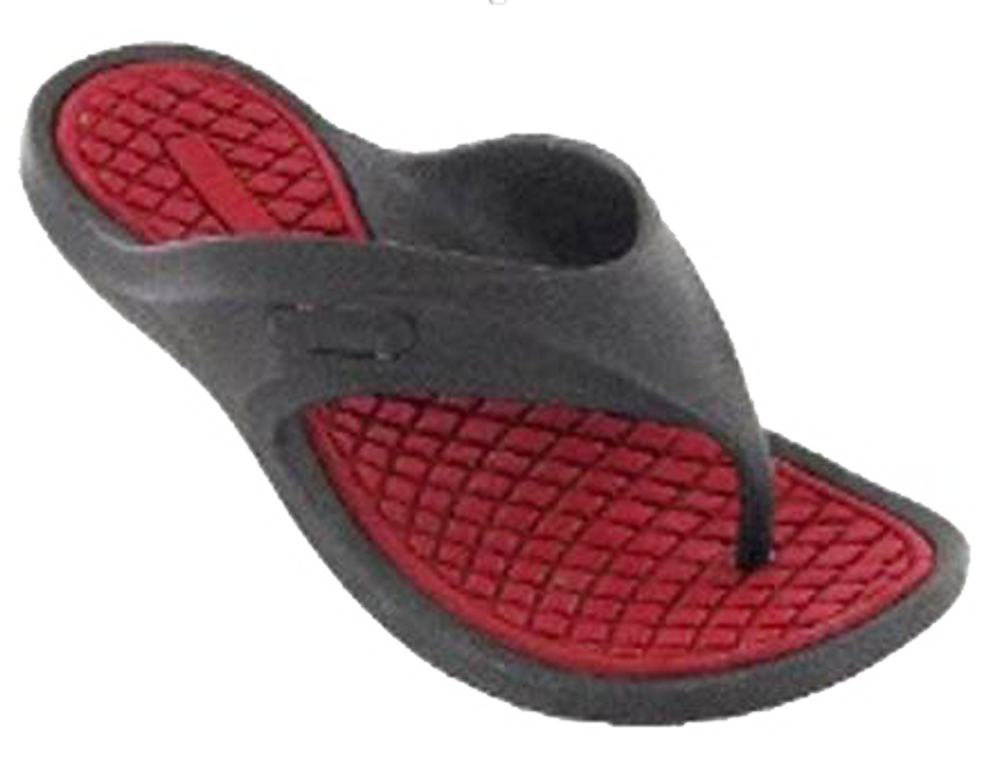 Sandals Boys Flip Flop Waffle Red-Insole Sport Sandal, Red