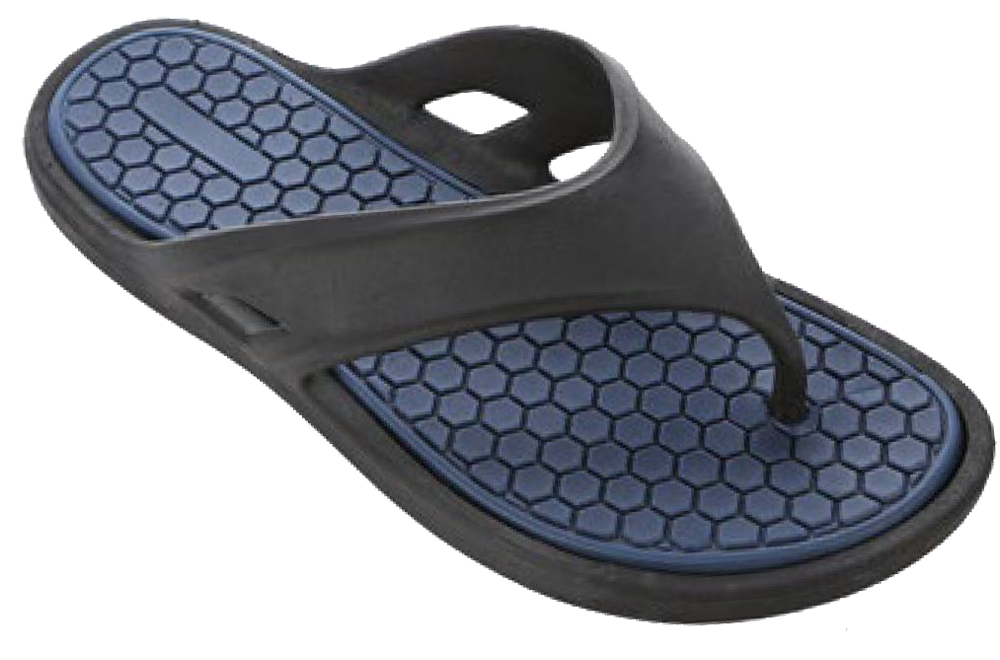 Sandals Mens Flip Flop Thick Bee Hive Waffle Insole Sport Sandal