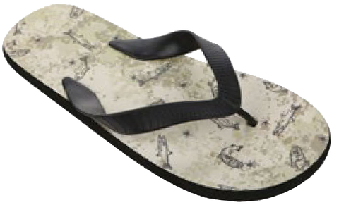 Sandals Mens Flip Flop Stylish Classic Rubber Sandal, Black, Navy, Olive