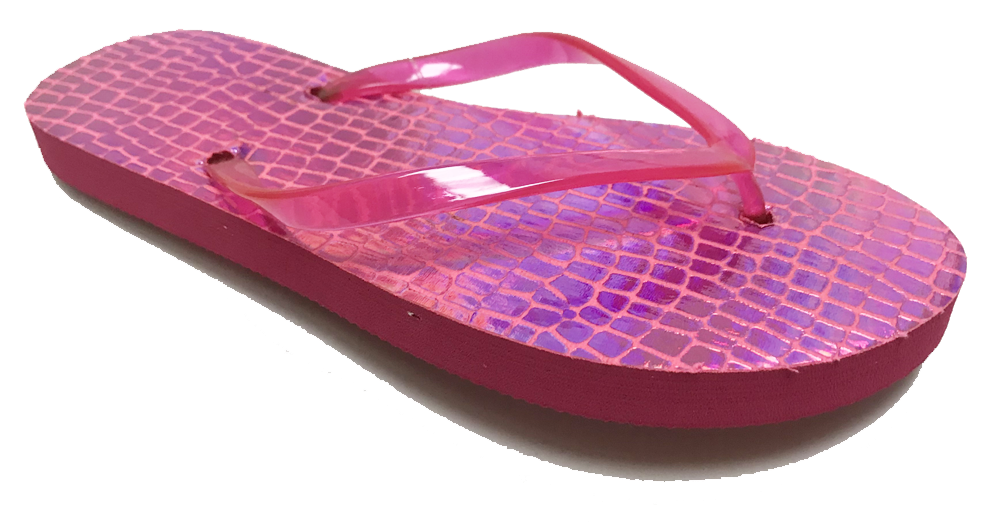 Sandals Flip Flop Solid Gel Strap Alligator Glow Classic Sandal - Wholesale Accessories